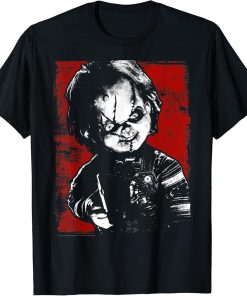 Child"s Play Chucky Distressed Portrait T-Shirt