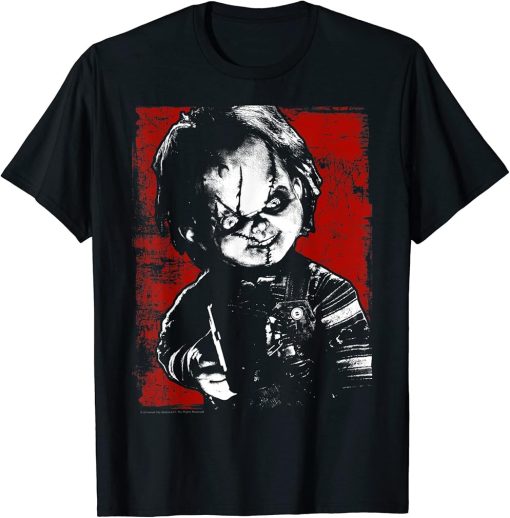 Child"s Play Chucky Distressed Portrait T-Shirt