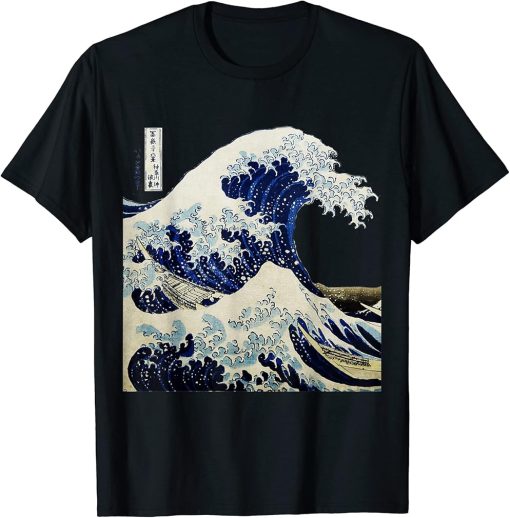 Kanagawa Japanese The great wave T shirt