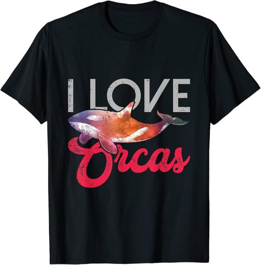 I Love Orcas T-Shirt