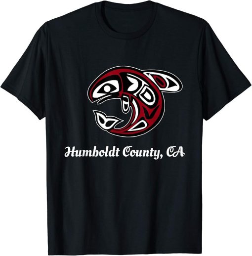 Native American Humboldt County CA Tribal Orca Killer Whale T-Shirt